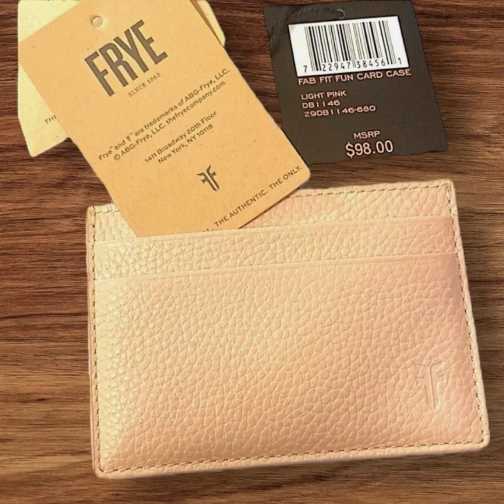 Brand new Frye card case